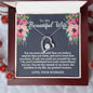 To My Beautiful Wife - You are Smarter - Forever Love Necklace - Gift From Husband