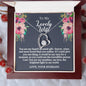 To My Lovely Wife - Brightest Light - Forever Love Necklace - Gift From Husband