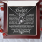 To My Beautiful Wife - Always With You - Forever Love Necklace - Gift From Husband