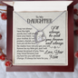 To My Daughter - Always Be Here For You - Love Necklace - From Mom