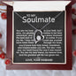 To My Soulmate Wife - Day I Met You - Forever Love Necklace - Gift From Husband