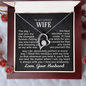 To My Lovely Wife - I Love You - Forever Love Necklace - Gift From Husband