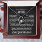 To My Gorgeous Wife - I'm Yours - Forever Love Necklace - Gift From Husband