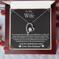 To My Wife - You Are Stronger - Forever Love Necklace - Gift From Husband