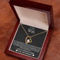 To My Wife - I'm So Lucky - Forever Love Necklace - Gift From Husband