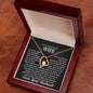 To My Gorgeous Wife - I'm Yours - Forever Love Necklace - Gift From Husband