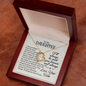 To My Daughter - Always Be Here For You - Love Necklace - From Mom