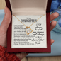 To My Daughter - Always Be Here For You - Love Necklace - From Mom