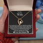 To My Wife - You Are Stronger - Forever Love Necklace - Gift From Husband