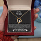To My Wife - I'm So Lucky - Forever Love Necklace - Gift From Husband