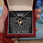 To My Gorgeous Wife - I'm Yours - Forever Love Necklace - Gift From Husband