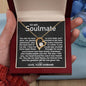 To My Soulmate Wife - Day I Met You - Forever Love Necklace - Gift From Husband