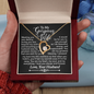 To My Gorgeous Wife - My Heart - Forever Love Necklace - Gift From Husband