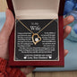 To My Wife - Best Decision - Forever Love Necklace - Gift From Husband