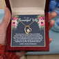 To My Beautiful Wife - You are Smarter - Forever Love Necklace - Gift From Husband