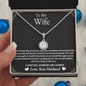 To My Wife - Forever and Always - Eternal Love Necklace - Gift From Husband