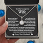 To My Gorgeous Wife - My Best Friend - Eternal Love Necklace - Gift From Husband