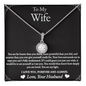 To My Wife - You are My Light - Eternal Hope Necklace - Gift From Husband
