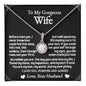 To My Gorgeous Wife - My Best Friend - Eternal Love Necklace - Gift From Husband