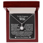 To My Gorgeous Wife - My Best Friend - Eternal Love Necklace - Gift From Husband