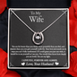 To My Wife - You are My Light - Lucky In Love Necklace - Gift From Husband