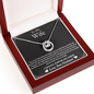 To My Wife - You are My Light - Lucky In Love Necklace - Gift From Husband