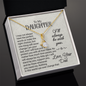 To My Daughter - Will Stand By You - Alluring Beauty Necklace - From Dad