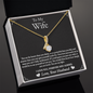 To My Wife - Forever and Always - Alluring Beauty Necklace - Gift From Husband