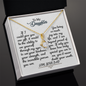 To My Daughter - I am Beyond Proud - Alluring Beauty Necklace - From Dad