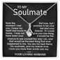 To My Soulmate Wife - My Best Friend - Alluring Beauty Necklace - Gift From Husband