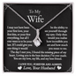 To My Wife - Day I Met You - Alluring Beauty Necklace - Gift From Husband