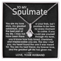 To My Soulmate Wife - My Love Story - Alluring Beauty Necklace - Gift From Husband