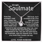 To My Soulmate Wife - My Best Friend - Alluring Beauty Necklace - Gift From Husband