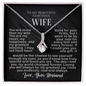 To My Beautiful Gorgeous Wife - Greatest Joy - Alluring Beauty Necklace - From Husband