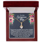 To My Gorgeous Wife - My Everything - Alluring Beauty Necklace - Gift From Husband