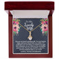 To My Lovely Wife - You Are Braver - Alluring Beauty Necklace - Gift From Husband