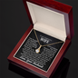 To My Gorgeous Wife - Hold It Close - Alluring Beauty Necklace - Gift From Husband