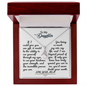To My Daughter - I am Beyond Proud - Alluring Beauty Necklace - From Mom