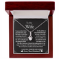 To My Wife - Day I Met You - Alluring Beauty Necklace - Gift From Husband