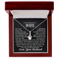 To My Beautiful Wife - My Heart Forever - Alluring Beauty Necklace - Gift From Husband