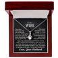 To My Wife - Always With You - Alluring Beauty Necklace - Gift From Husband
