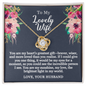 To My Lovely Wife - Greatest Gift - Love Knot Necklace - Gift From Husband