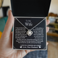 To My Wife - My Best Friend - Love Knot Necklace - Gift From Husband