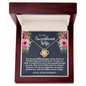 To My Sweetheart Wife - More Beautiful - Love Knot Necklace - Gift From Husband
