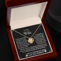 To My Wife - My Best Friend - Love Knot Necklace - Gift From Husband