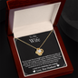 To My Wife - Forever and Always - Love Knot Necklace - Gift From Husband