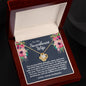 To My Sweetheart Wife - More Beautiful - Love Knot Necklace - Gift From Husband