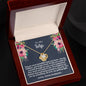 To My Wife - My Guiding Light - Love Knot Necklace - Gift From Husband
