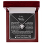 To My Wife - My Best Friend - Love Knot Necklace - Gift From Husband