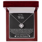 To My Wife - Forever and Always - Love Knot Necklace - Gift From Husband